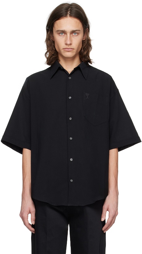 Photo: AMI Paris Black Button Up Shirt