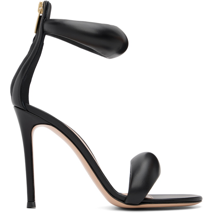 Photo: Gianvito Rossi Black Bijoux Heeled Sandals