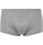 Zimmerli - Mélange Sea Island Cotton Boxer Briefs - Men - Gray