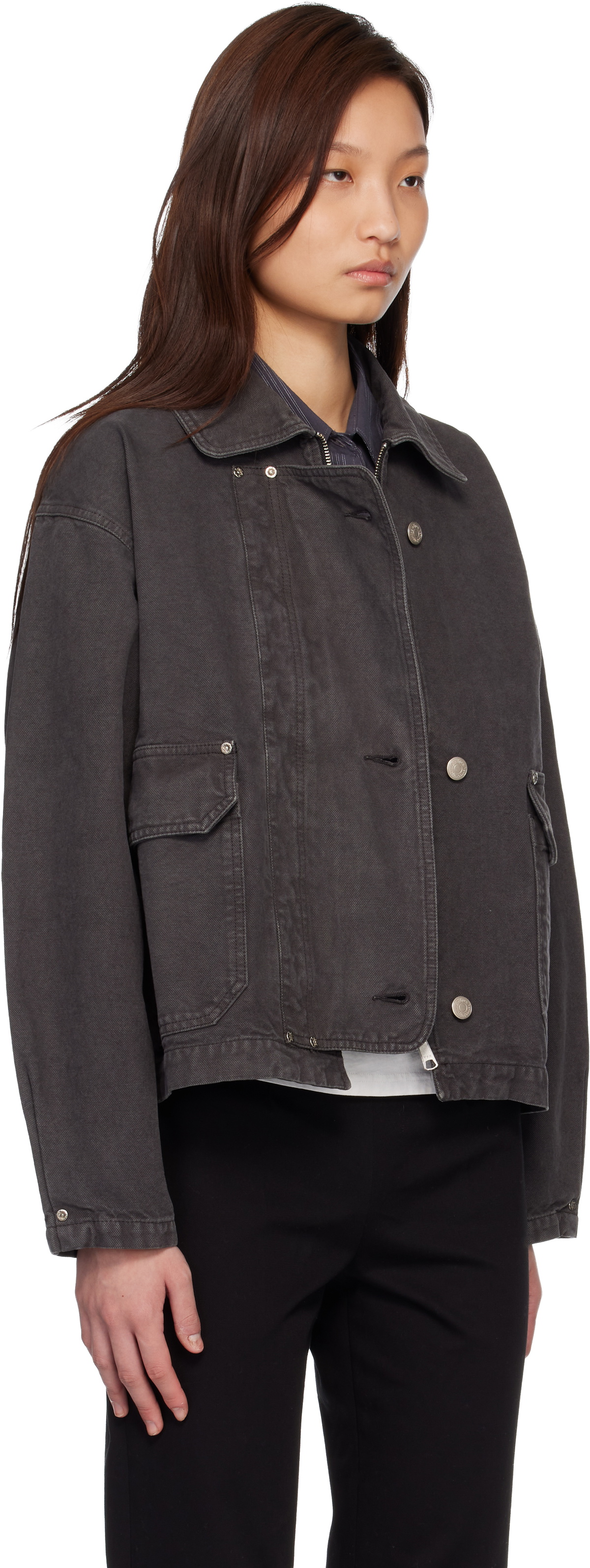 mfpen Gray Courier Jacket