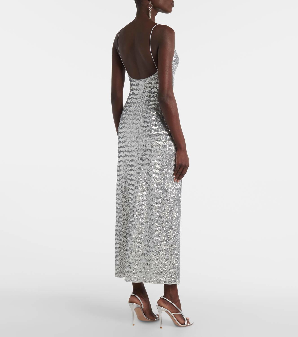 Oséree Pailettes sequined maxi dress