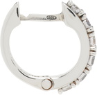 Emanuele Bicocchi Crystal Hoop Single Earring
