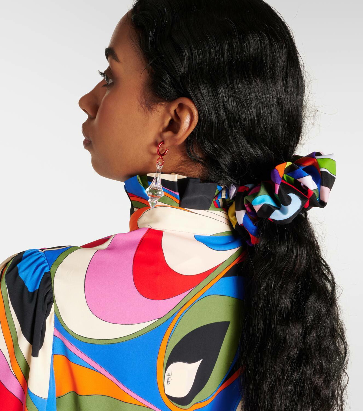 Pucci Iride printed scrunchie