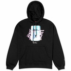 GCDS Men's G Graffiti Hoodie in Black