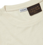 Loewe - Paula's Printed Cotton and Silk-Blend Jersey T-Shirt - Men - Cream