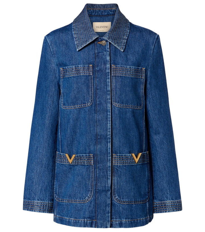 Photo: Valentino VGold denim field jacket