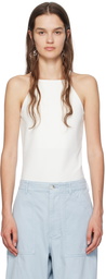 rag & bone White Irina Tank Top