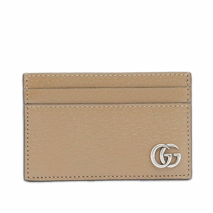 Photo: Gucci Men's GG Card Wallet in Taupe