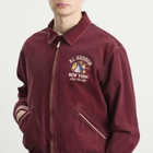Polo Ralph Lauren Men's Corduroy Arts Club Bomber Jacket in Pomegranate
