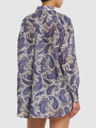 ZIMMERMANN - Devi Printed Relaxed Fit Silk Shirt
