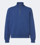 Orlebar Brown Wyatt cotton jersey half-zip sweatshirt