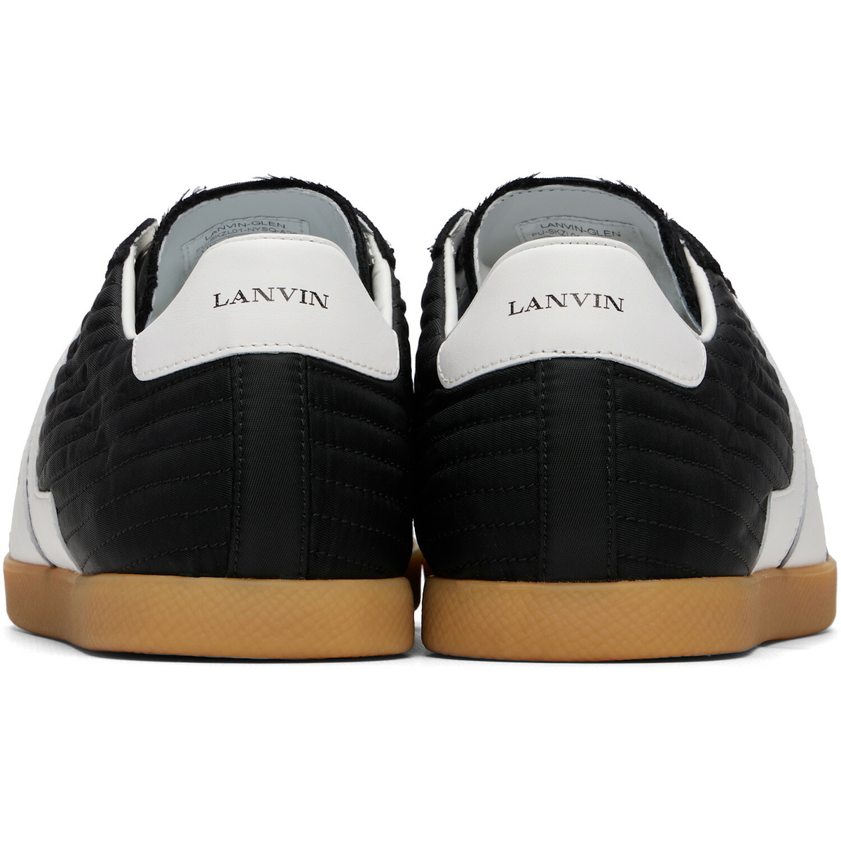Lanvin Black Nylon Glen 2.0 Sneakers