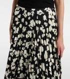 Proenza Schouler White Label Runa printed twill midi skirt