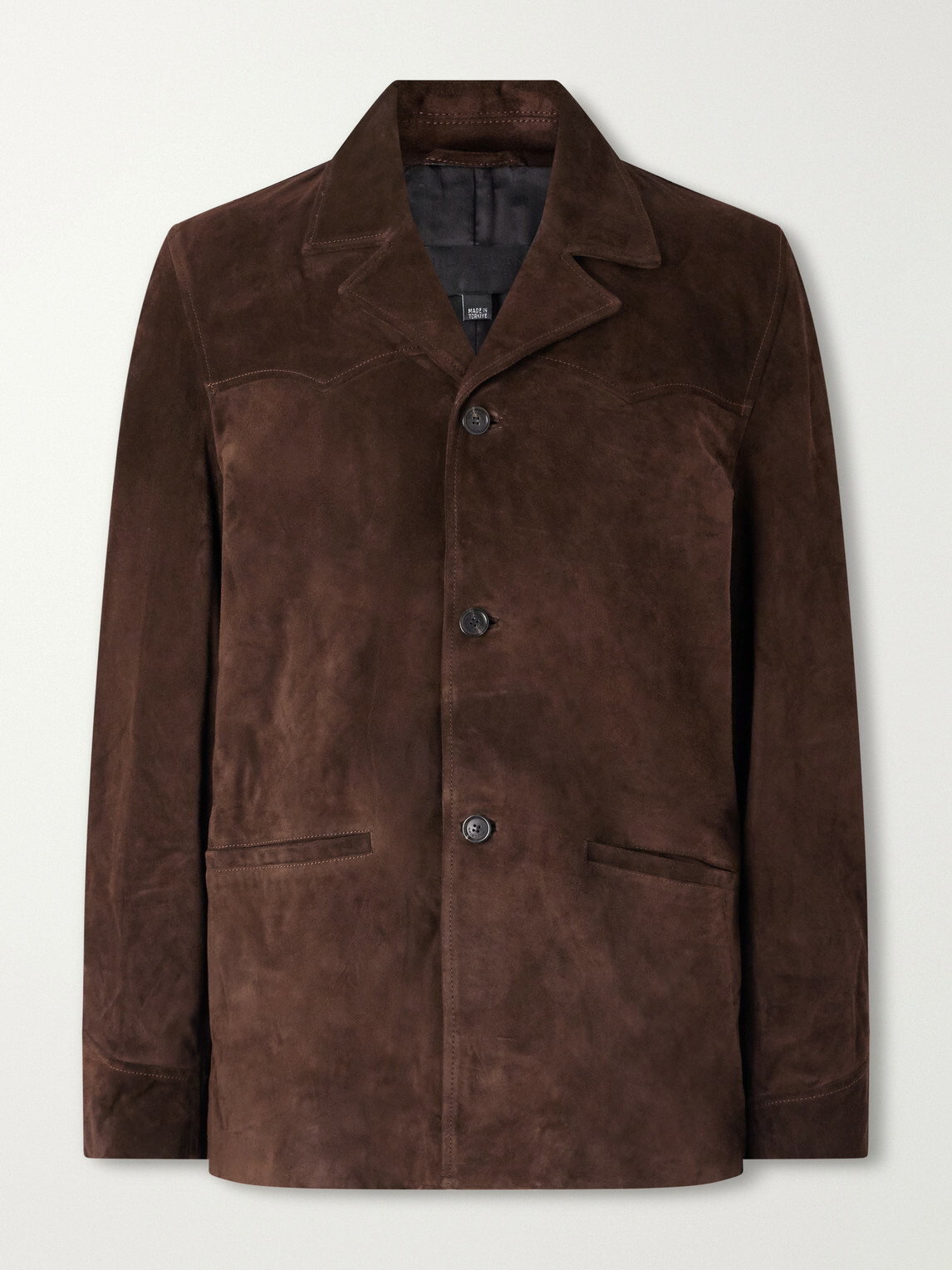 Nili Lotan - Ridgway Suede Blazer - Brown