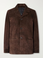 Nili Lotan - Ridgway Suede Blazer - Brown
