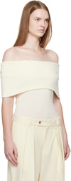 La Collection Off-White Scarlet Top