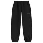 ANNIE HOOD Men's Mini Logo Cuffed Joggers in Black