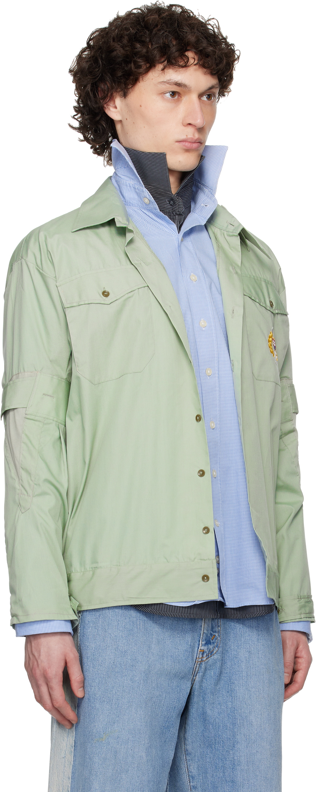 Prototypes Green Armband Military Shirt