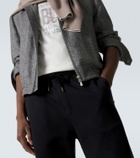 Brunello Cucinelli Cotton-blend jersey sweatpants