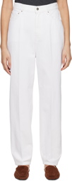 Totême White Tapered Jeans