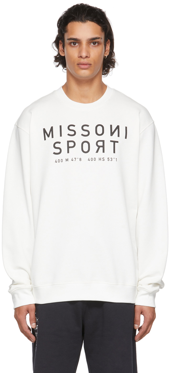 Missoni Sport Off-White Logo Sweatshirt