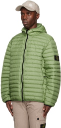 Stone Island Green Packable Down Jacket