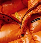 Moncler Genius - 7 Moncler Fragment Hanriot Quilted Nylon Hooded Down Jacket - Orange