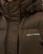 Daily Paper Wmns Epuffa Long Brown - Womens - Down & Puffer Jackets