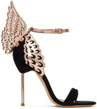 Sophia Webster Black Evangeline Heeled Sandals