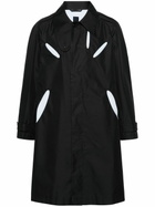 J.LAL Black Panelled Lightweight Coat