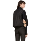 Hyein Seo Black Convertible Gaiter Vest