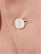 Favourbrook - Sidmouth Slim-Fit Shawl-Collar Double-Breasted Linen Waistcoat - Pink