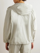 Danton - Stunner Logo-Print Shell Hooded Jacket - Gray