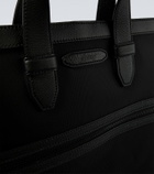 Brioni Leather-trimmed garment bag