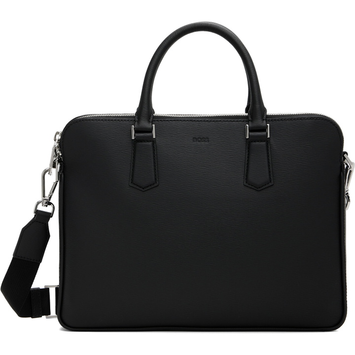 Photo: BOSS Black Embossed Logo Document Briefcase