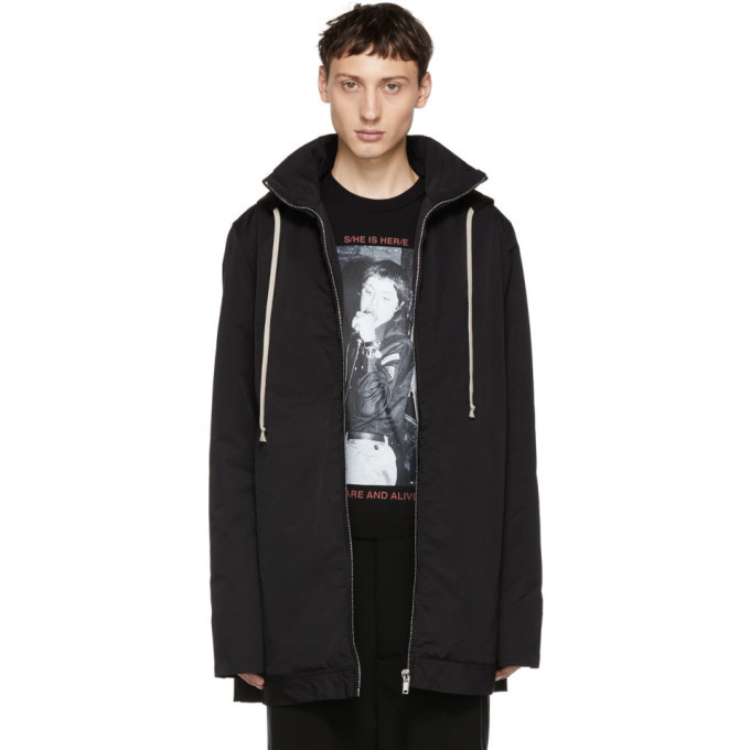 Photo: Rick Owens Drkshdw Black Dirt Windbreaker