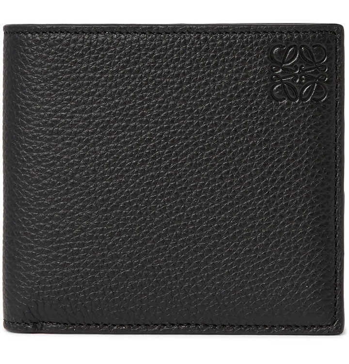Photo: Loewe - Logo-Embossed Full-Grain Leather Billfold Wallet - Black