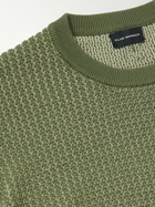 Club Monaco - Sunset Open-Knit Cotton-Blend Sweater - Green