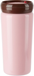 HAY Pink Sowden Travel Cup Bottle, 350 mL