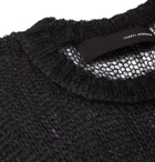 Isabel Benenato - Knitted Sweater - Black