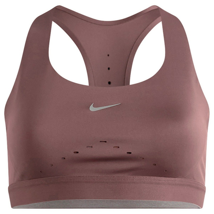 Photo: Nike Women's Swift High Support Sports Bra in Tattoo/Silver