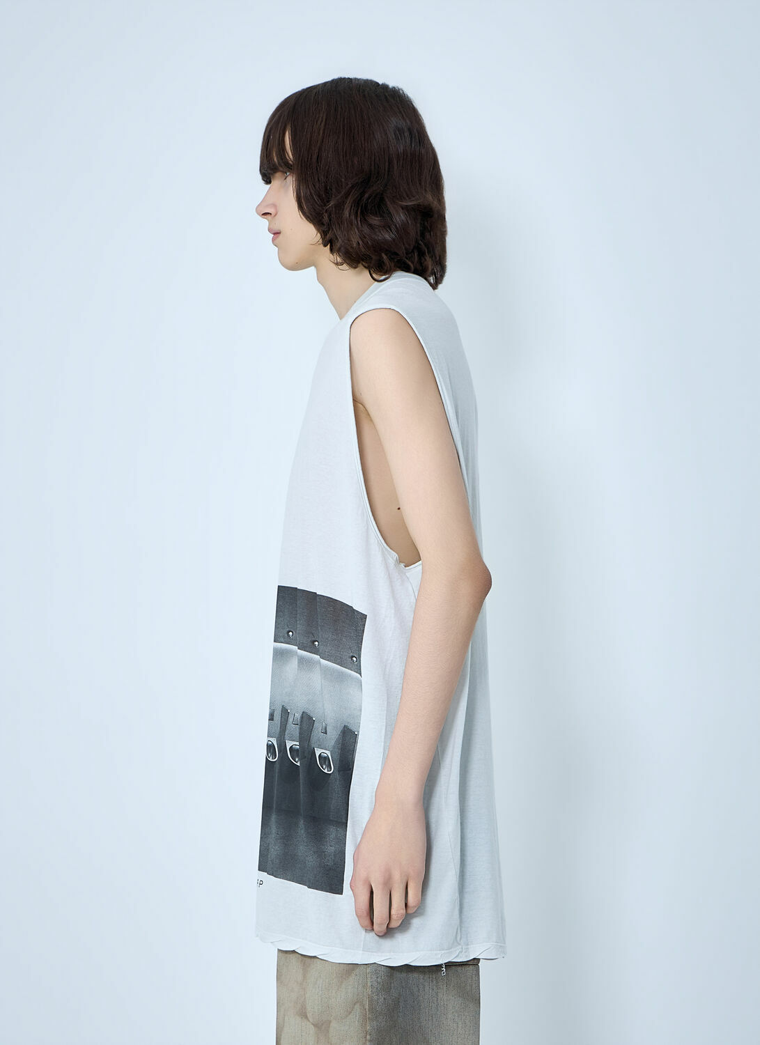 Rick Owens Sleeveless Graphic Top