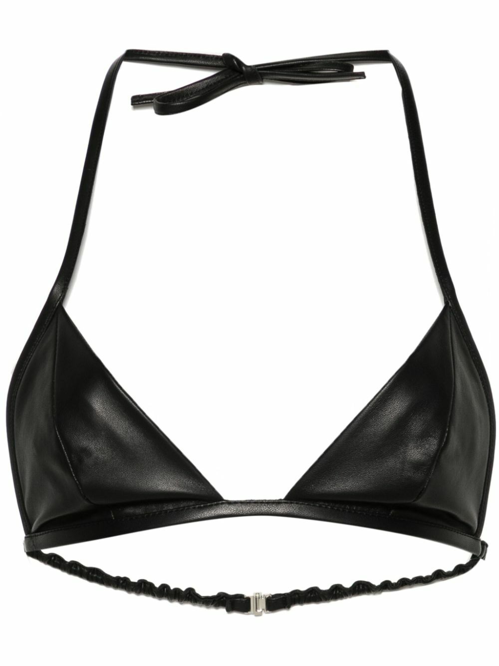 【関税＆送料込み】Rick Owens Bra Rick Owens Black Leather Bra Top Rick Owens