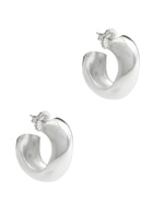 Agmes Medium Celia Sterling Silver Hoop Earrings - One Size
