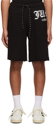 Just Cavalli Black Cotton Shorts