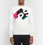 PS by Paul Smith - Logo-Print Organic Loopback Cotton Jersey Sweatshirt - White