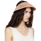 Chloé Beige 'The Chloé Raffia' Visor