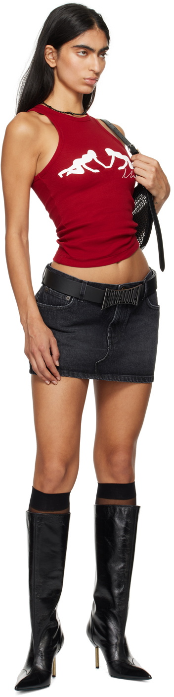 Mowalola Red Maxine Tank Top Mowalola