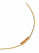 Bottega Veneta - Gold-Plated and Enamel Chain Necklace