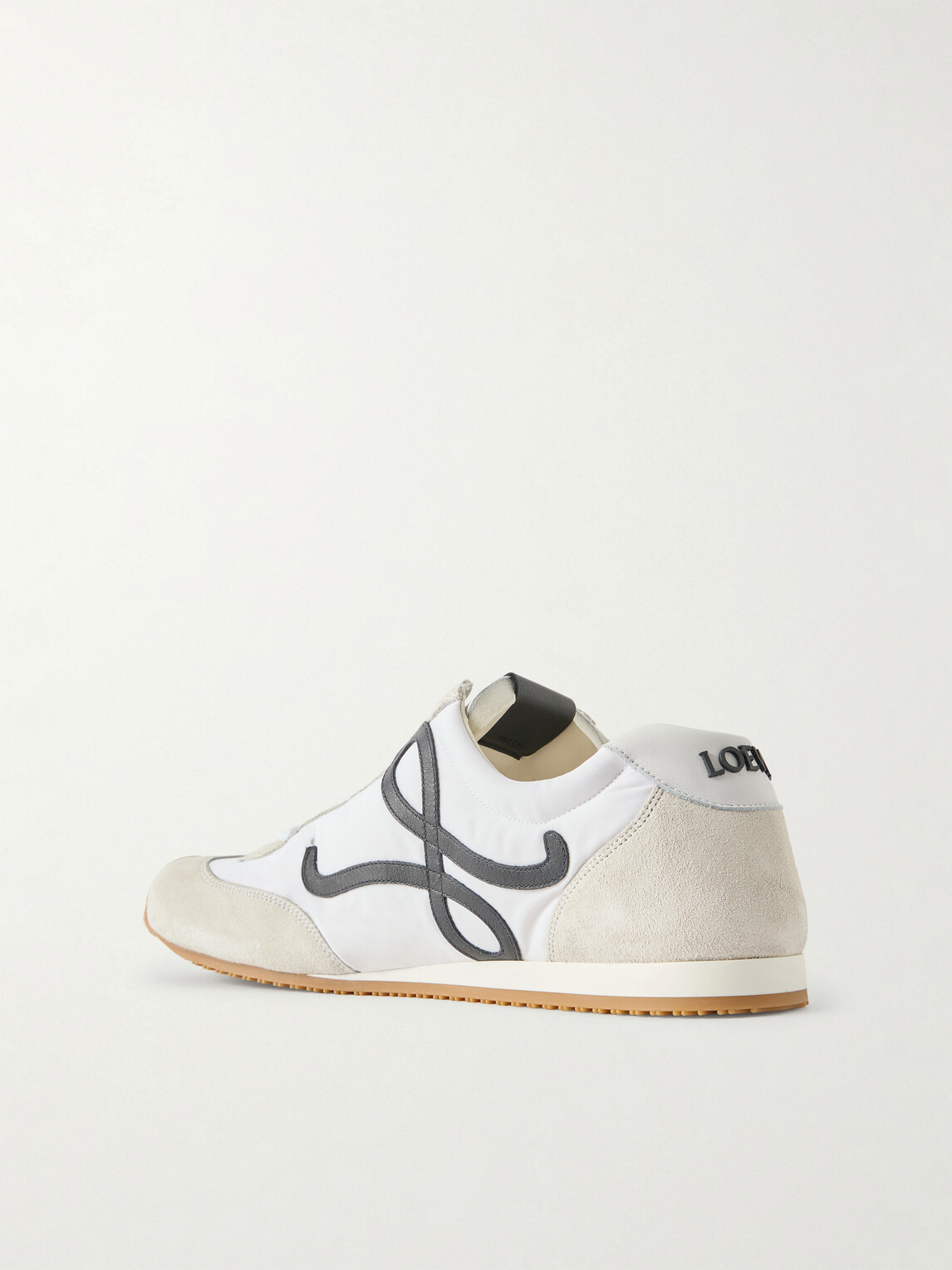 LOEWE - Ballet Runner 2.0 Logo-Appliquéd Shell, Suede and Leather Sneakers - White